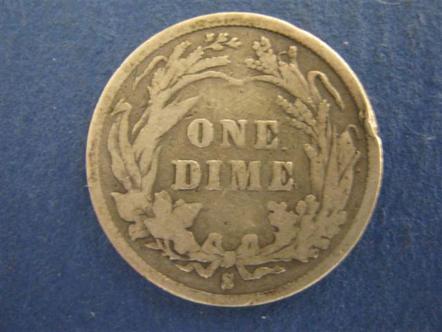 1895-s Barber Dime